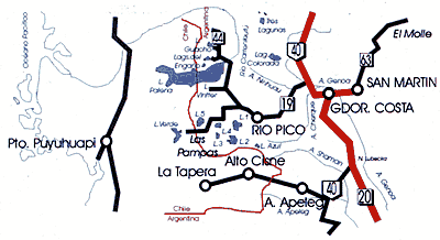 mapa Río Pico
