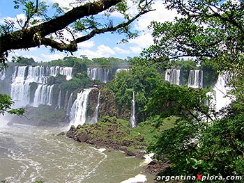 Salto San Martín desde el Circuito Superior