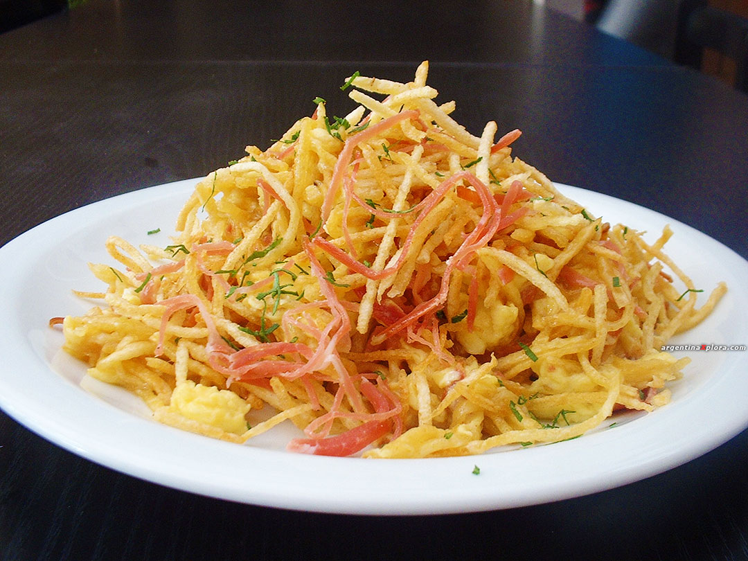 Receta del Revuelto Gramajo. Cómo preparar el mejor Revuelto Gramajo argentino