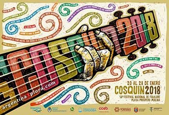 Afiche del Festival de Cosquín 2018