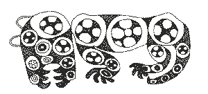 Dibujos de jaguares. Cultura aguada