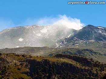 Volcán Copahue - fumarolas