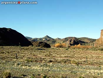 Estepa Patagónica: Los Altares. Meseta Central del Chubut