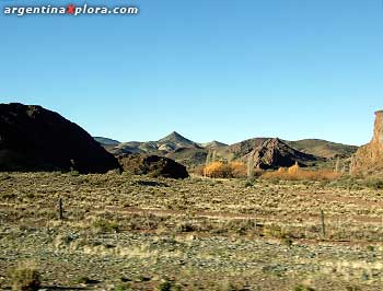 Estepa Patagónica: Los Altares. Meseta Central del Chubut