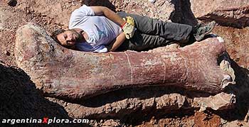 dinosaurio más grande del mundo en Chubut