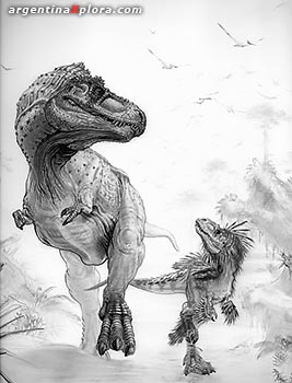 Saurópodo Argyrosaurus. 
