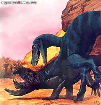 Eoraptor y Herrerasaurus