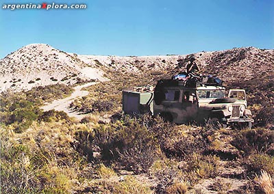 Campaña de paleontólogos en el yacimiento "La Buitrera" al norte de Río Negro