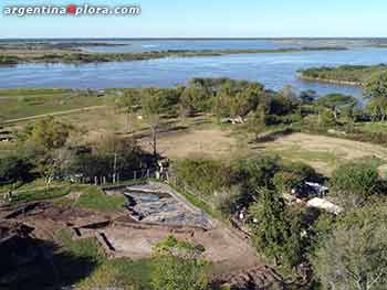 Puerto Gaboto, antiguo Fuerte de Corpus Cristi