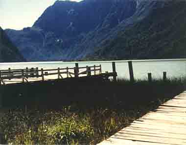 Muelle en el Lago Puelo