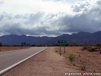 Intersección Villa Unión Ruta 76 - Patquía Ruta 150