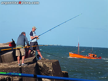 Punta de la Escollera Sur del Puerto de Mar del Plata