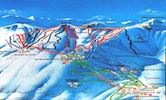 Mapa de pistas de ski de Chapelco