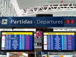aeroparque ezeiza vuelos flights Argentina