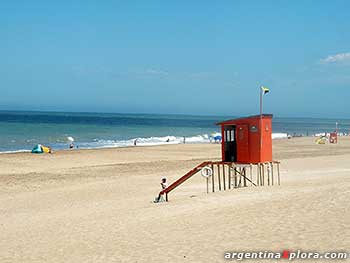 Amplias playas de Pinamar