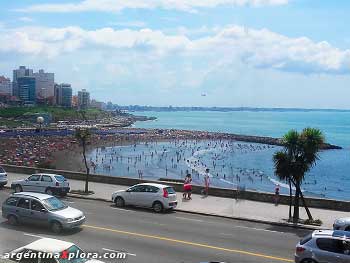 Paseo costero de Mar del Plata