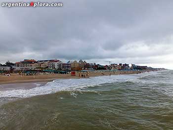 Vista de Pinamar desde el muelle