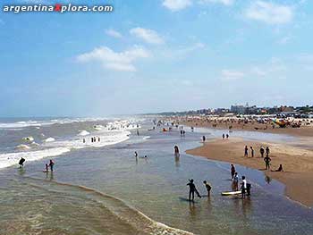 Amplias playas de Pinamar