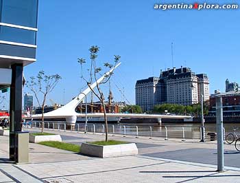 Puente de la Mujer. Arq. Calatrava. Puerto Madero