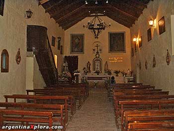 Interior de la Iglesia Santa Rosa de Lima