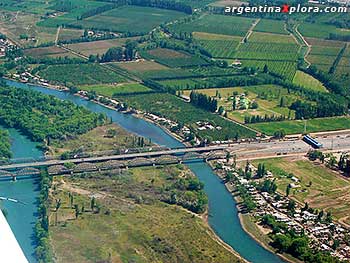 confluencia de los ríos Neuquén y Limay