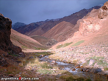 Vegas de Gallardo, Cordillera de los Andes